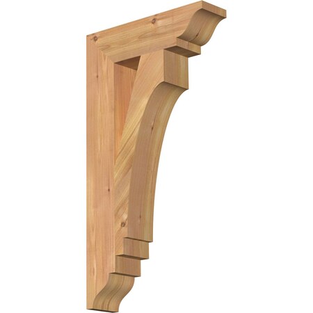 Ekena Millwork Imperial Traditional Smooth Bracket, Western Red Cedar, 3 1/2"W x 14"D x 26"H BKT04X14X26IMP01SWR